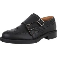 Ital-Design Damen Mokassins Freizeit Slipper (88930657) Blockabsatz Slipper in Schwarz