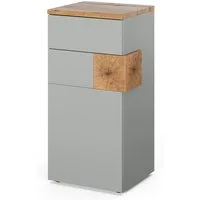 Vicco Midischrank Eden, Grau/Artisan, 40 x 84 cm (1-St)