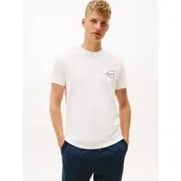 Tommy Jeans T-Shirt TJM SIGN BACKPRINT mit Rückenprint, regular fit, Rundhals