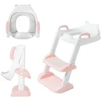 P & K Töpfchen Toilettensitz mit Leiter & Tritthocker – Töpfchentraining