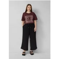 QS Chinos Hose Leinenmix Hose mit weitem Bein