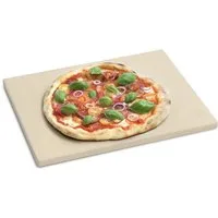 BURNHARD® Pizzastein Universal rechteckig, 38 x 30 x 1,5 cm, (1-St)
