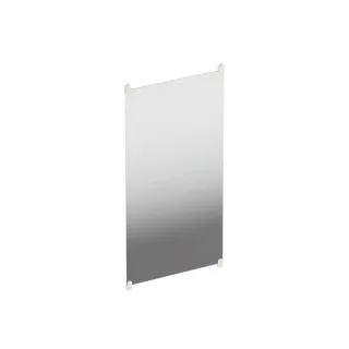Hewi S 801 Wandspiegel 801.01B30099 600x1200x6mm, mit Haltern, matt, reinweiß