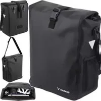 Trizand Fahrradtasche TraveLuxe 15L Fahrradkoffer: Robuste Tasche für unterwegs (Fahrradtasche - Set, 1x Fahrrattasche), Wasserdichtes Material, einfache Montage