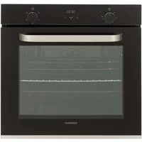 Telefunken Einbaubackofen B-OV-75-A-I, Backofen autark ohne Kochfeld, 60 cm, 73 Liter, 5 Funktionen, schwarz