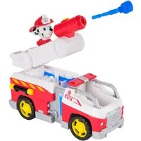 Spin Master Spielzeug-Feuerwehr PAW Patrol Fire Rescue - Marshalls Feuerwehr-Fahrzeug