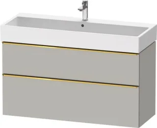 Duravit D-Neo Waschtischunterbau wandhängend Betongrau Matt 1184x442x625 mm - DE4375034070000 DE4375034070000