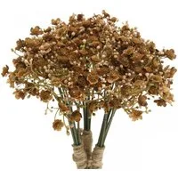 Kunstblume Schleierkraut künstlich Braun Herbststrauß Trockenoptik Deko, 18 Stück, Florists Products, Höhe 29.5 cm