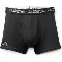 Kappa Boxershorts 4er Pack Herren Boxershort (19-2030) Black-Navy-Dark RED Unterhose (4-St., 4er-Pack)