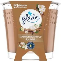 Glade Duftkerze Duft-Kerze Sensual Sandalwood and Jasmine, 112g
