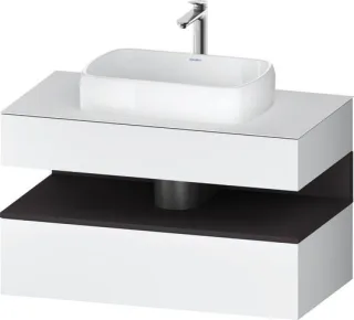 Duravit Qatego Konsolenwaschtischunterbau wandhängend Weiß Matt 1000x550x600 mm - QA4731080180010 QA4731080180010