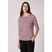 STREET ONE 3/4-Arm-Shirt aus reiner Baumwolle