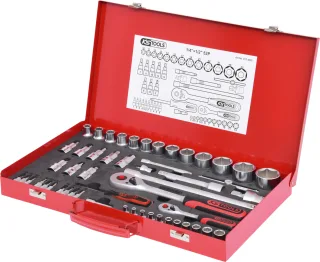 KS Tools 1/4"+1/2" Steckschlüssel-Satz, 52-tlg - 917.4052
