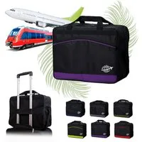 BambiniWelt by Rafael K. Reisetasche Handgepäck Boardgepäck Bordcase 40x20x25 40x30x20 Ryanair Wizzair (M1), wasserabweisend