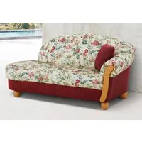 Home affaire Ottomane Milano, bequemes solitär Sofa im Landhaus-Stil, B/T/H 181/79/83cm