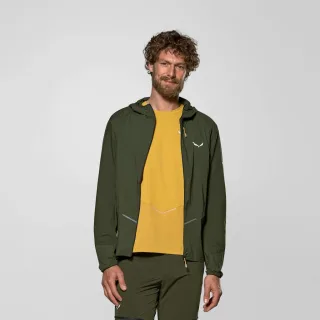 SALEWA - Pedroc Wind Light Jacke Mit Kapuze Herren - Grün (Gr.50)
