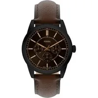 Fossil Quarzuhr Pearson FS6138, Armbanduhr, Herrenuhr, Lederarmband, analog, Tag, Wochentag