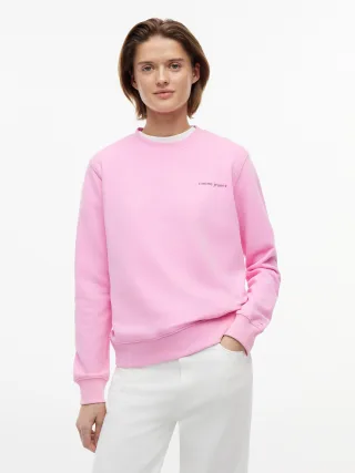 Tommy Jeans (PVH Group) - TJW REG ESS LOGO 1 CREW EXT Pink Daisy - Gr. - XS