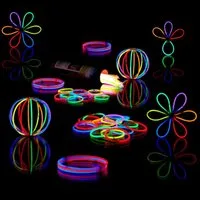 relaxdays Knicklicht 500 x Knicklichter mit Verbindern