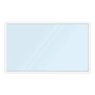 Fenster 2500 x 1500 mm, Kunststoff Profil aluplast IDEAL® 4000, Weiß, einteilig festverglast, 2-fach Verglasung, individuell konfigurieren