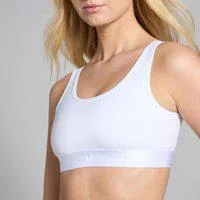 MP Bralette mit Rundhalsausschnitt – Weiß - M