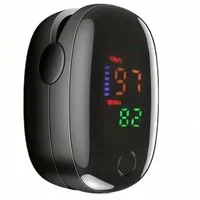 denu-shop Pulsoximeter Oximeter Pulsoximeter Sauerstoff Puls Blut Messgerät SpO2 Pulsoxymeter, ohne Batterien, für Zuhause und Unterwegs