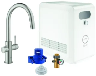 GROHE Blue Professional StarterKit 31325 C-Auslauf azb. Bluetooth/WIFI supersteel, 31325DC2 31325DC2