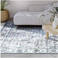 ELLE DECORATION Teppich Saveh, rechteckig, Höhe: 5 mm, Kurzflor, Anti Rutsch, Vintage, Klassisch, Wohnzimmer, Flur