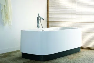 Hoesch Badewanne SingleBath Duo 1766x1141 für Einbauversion Überlauf links 3688.010
