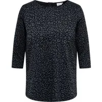 ONLY CARMAKOMA 3/4-Arm-Shirt CARMARRY MARTHA 3/4 BLOUSE JRS Kunstfaser