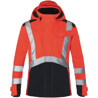 KÜBLER REFLECTIQ Hardshelljacke PSA 2 warnrot/schwarz S - 1327 8231-5499-S