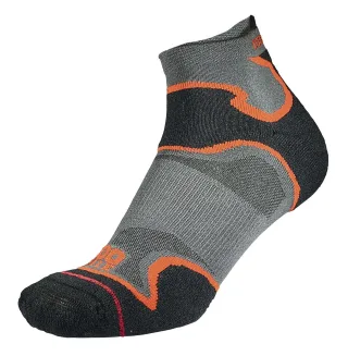 1000 Mile - Herren Doppel-Layer Fusion Knöchel-Laufsocken mit Polsterung - Schwarz / Orange