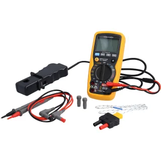 KS Tools Digital Multimeter inkl. Prüfspitzen mit integriertem Schlagschutz - 117.0217