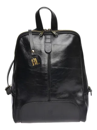 Anna Luchini Schwarz Rindsledertasche