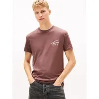 Tommy Jeans T-Shirt TJM SIGN BACKPRINT mit Rückenprint, regular fit, Rundhals
