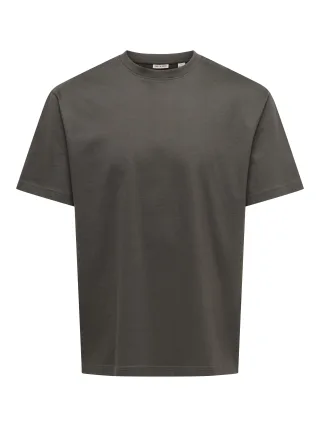 ONLY&SONS - ONSFRED LIFE RLX SS TEE NOOS Beluga - Gr. - M