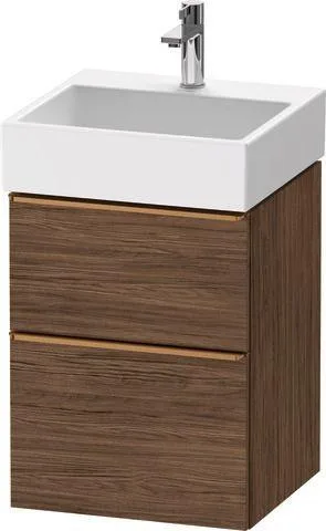 Duravit D-Neo Waschtischunterbau wandhängend Nussbaum dunkel Matt 484x442x625 mm - DE4370004210000 DE4370004210000