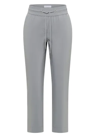 CECIL - 7/8 Mid Waist Slim Leg Hose im Casual Fit obelisk grey - Gr. - 7