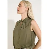 MORE&MORE Blusentop feminines, leichtes Blusentop