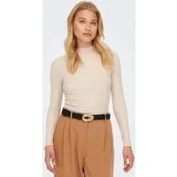 ONLY Langarmshirt ONLEMMA L/S HIGH NECK TOP Materialmix