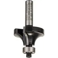 PRO Wood Abrundfräser, Radius 10mm Schaft Ø 8mm, zweischneidig, Anlaufkugellager