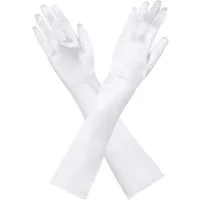 Boland Kostüm Handschuhe Monte Carlo weiß