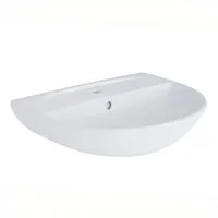 Belvit Waschbecken BV-WB8001 (1-St), Belvit Tulpen Keramik Waschbecken 50cm