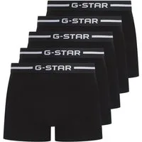 G-STAR Boxershorts HEMLOCK, 5 PACK TRUNKS (Packung, 5-St) Bund mit Logoschriftzug