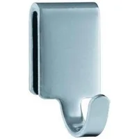 RÖSLE Wandhaken Einzelhaken Offene Küche Packung 2 Stück, Einzelhaken Offene Küche Packung, 11,40cm, Edelstahl, silber