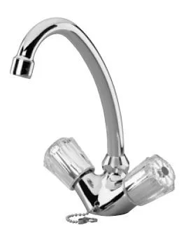 Kaja Classic Spültisch mit versenkb.r, Kettte,HU-Auslauf 200mm chrom, 31602-3-C 31602-3-C