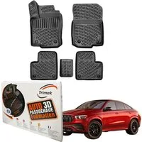 Trimak Auto-Fußmatte Oder Kofferraumwanne Oder Set für Mercedes GLE, Mercedes GLE Coupe C292 2015-2019 Gummimatten Auto TPE Allwetter