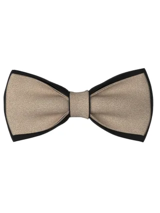 OLYMP - Fliege Regular 5,5cm beige/schwarz