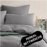 Seralino Bettwäsche Set, Perkal, 2 teilig, 100% Bio Baumwolle, ab gr. 135x200, Perkal, besonders weich & atmungsaktiv, BCI zertifiziert, mit Reißverschluss