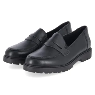 Rieker Loafer - Gr. 38 - Schwarz - Synthetik